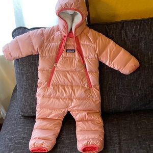 Baby Patagonia Snow Suit- Pink